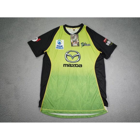 Majestic Sydney Thunder BBL Cricket Jersey Mens Large‎ Sleeve Shirt KFC - Picture 1 of 16